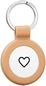 Médaille Localiser BALISE caramel dans son étui en silicone